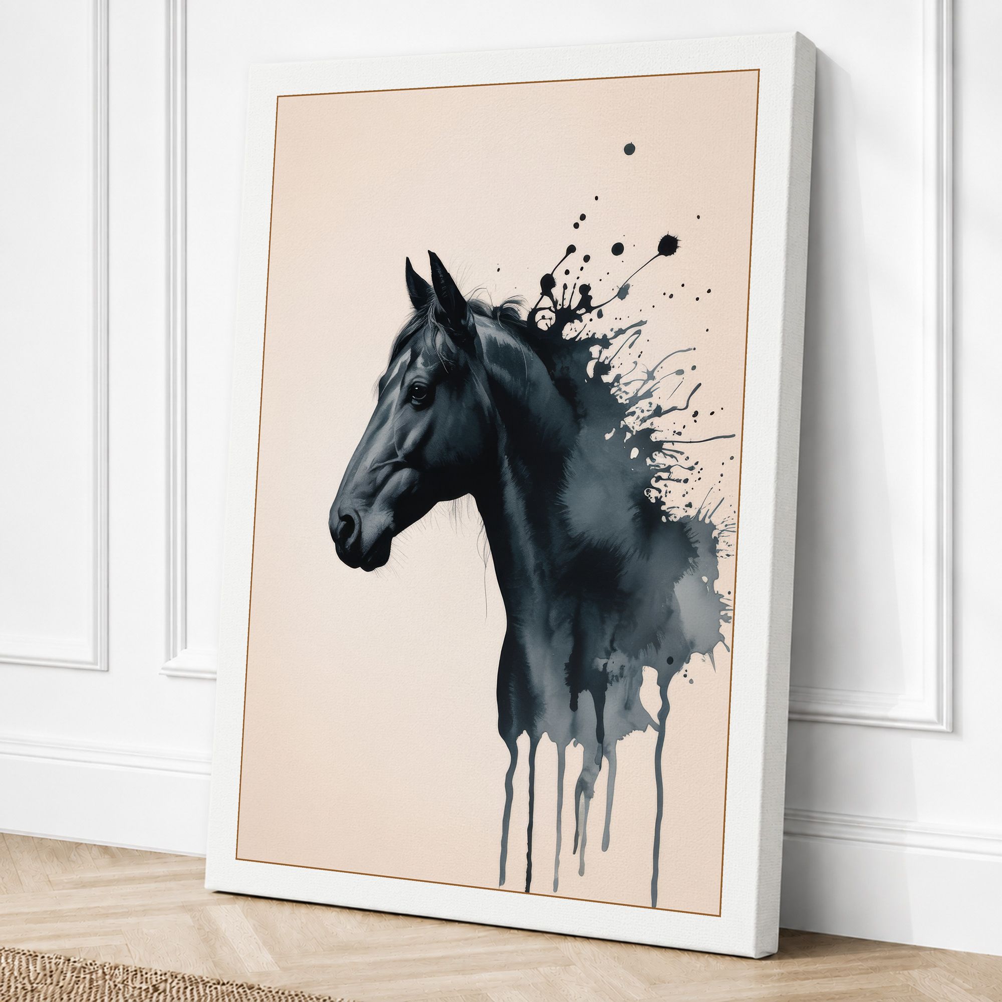 White border canvas