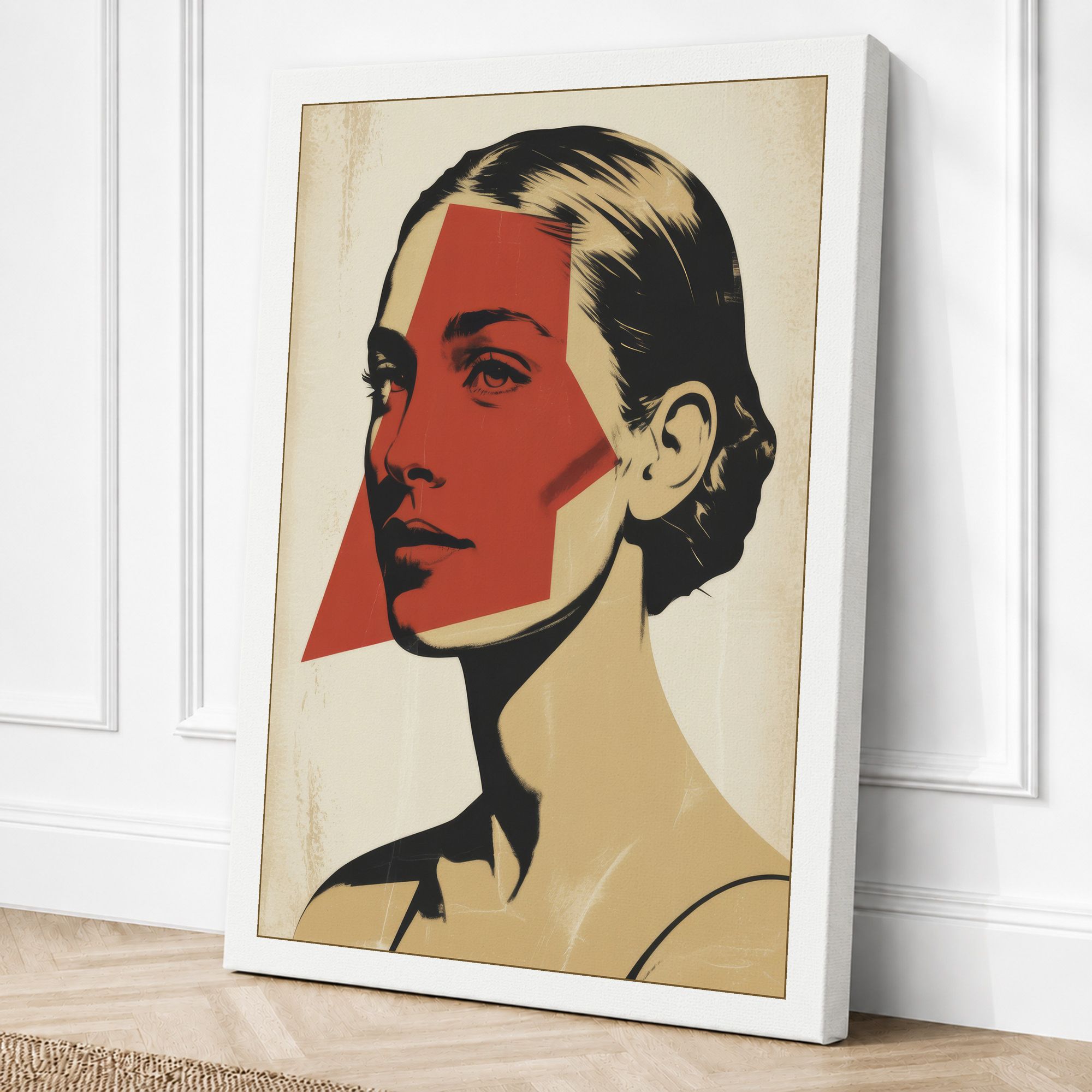White border canvas