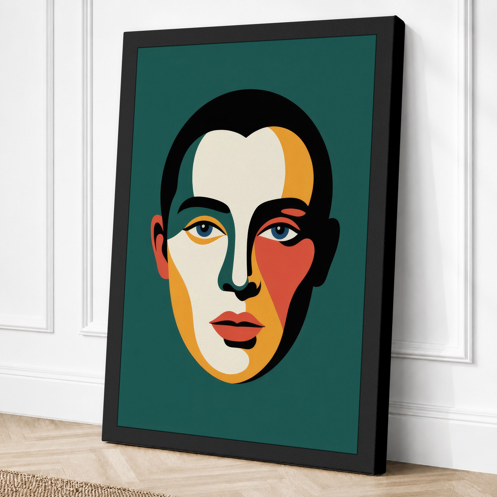 Black border canvas