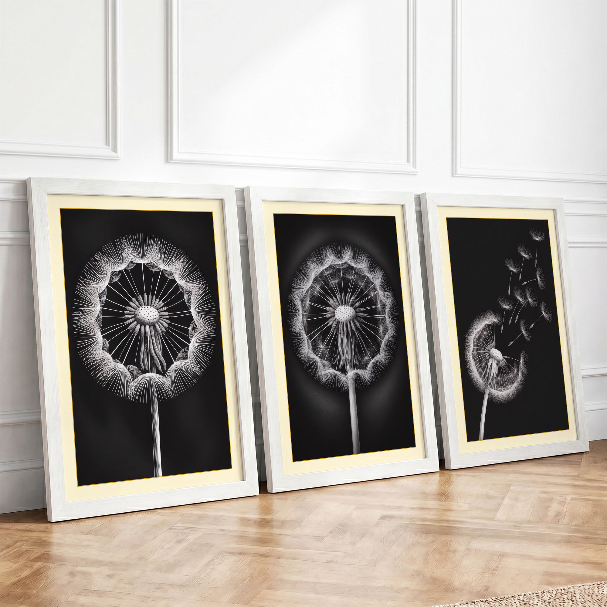 White frame