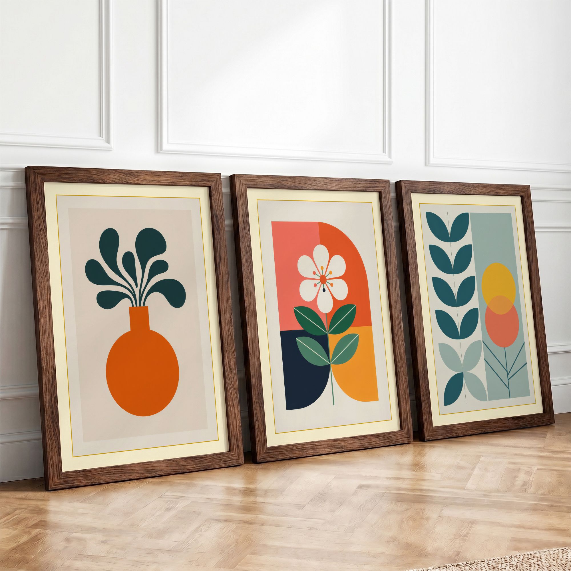 Walnut frame
