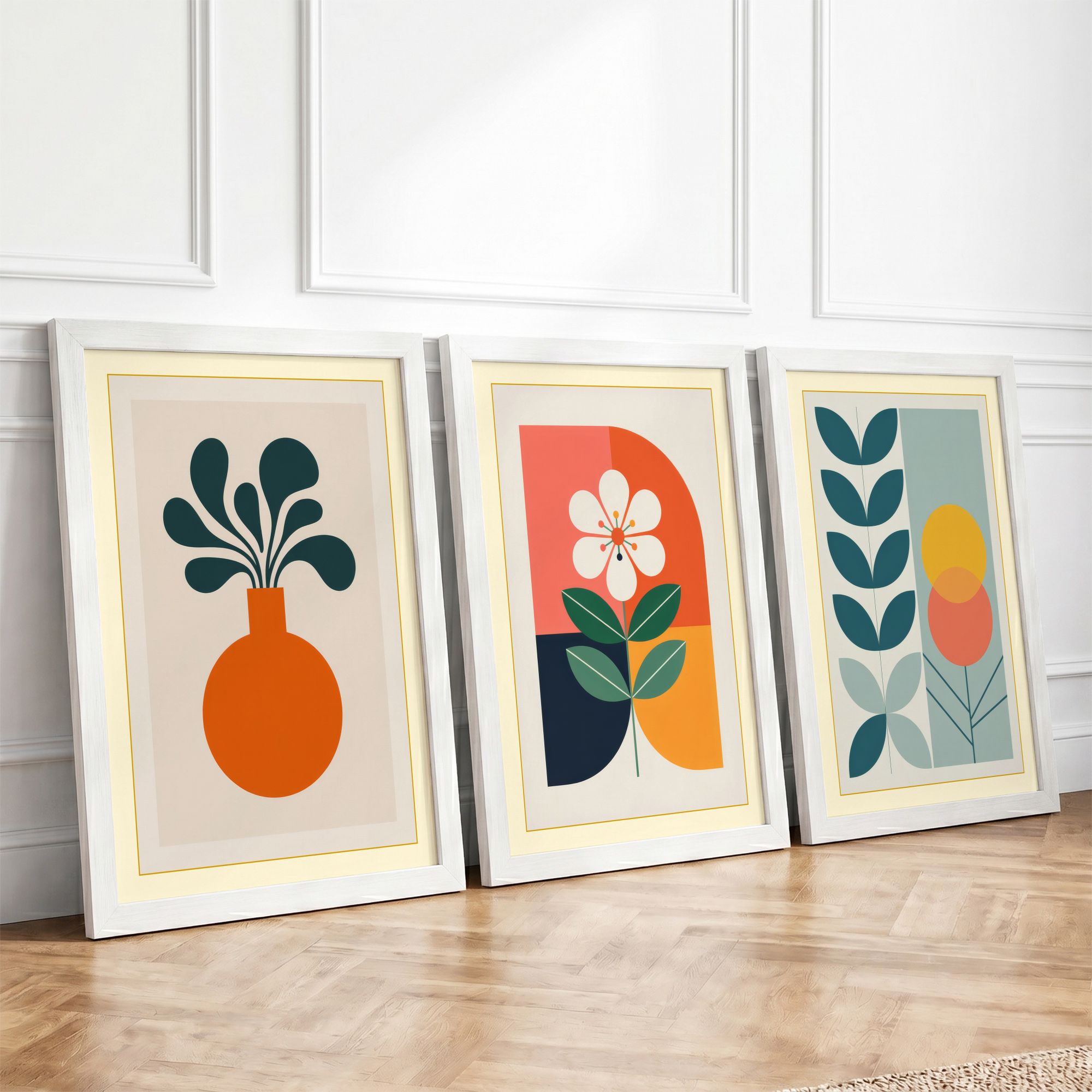 White frame